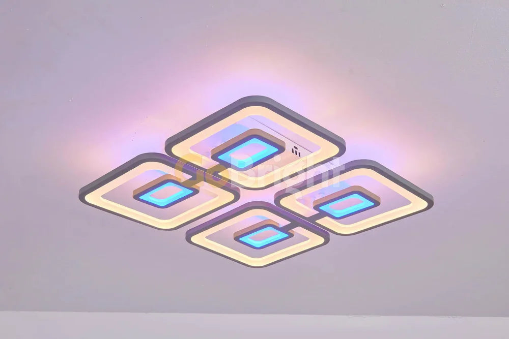 Lustra LED cu Telecomanda Trendis 3 Tipuri de Lumini 200W Alb