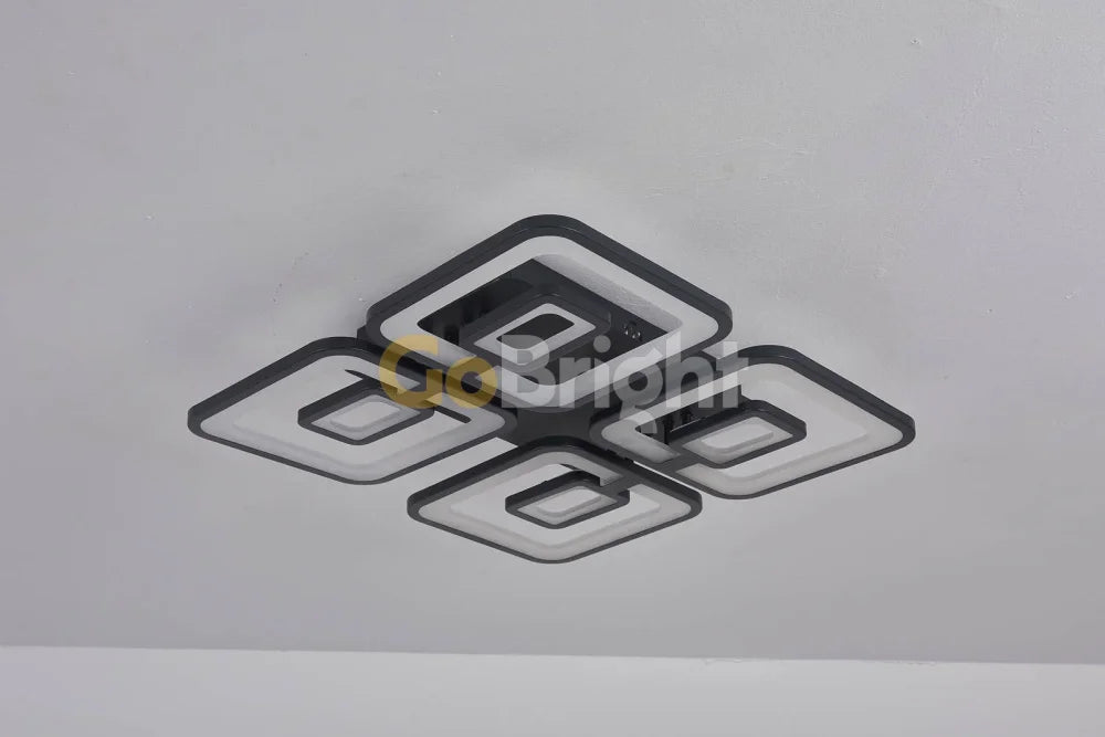 Lustra LED cu Telecomanda Trendis 3 Tipuri de Lumini 200W Negru