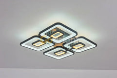 Lustra LED cu Telecomanda Trendis 3 Tipuri de Lumini 200W Negru