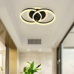 Lustra LED 120W cu Telecomanda Azele 3 Tipuri de Lumini Negru
