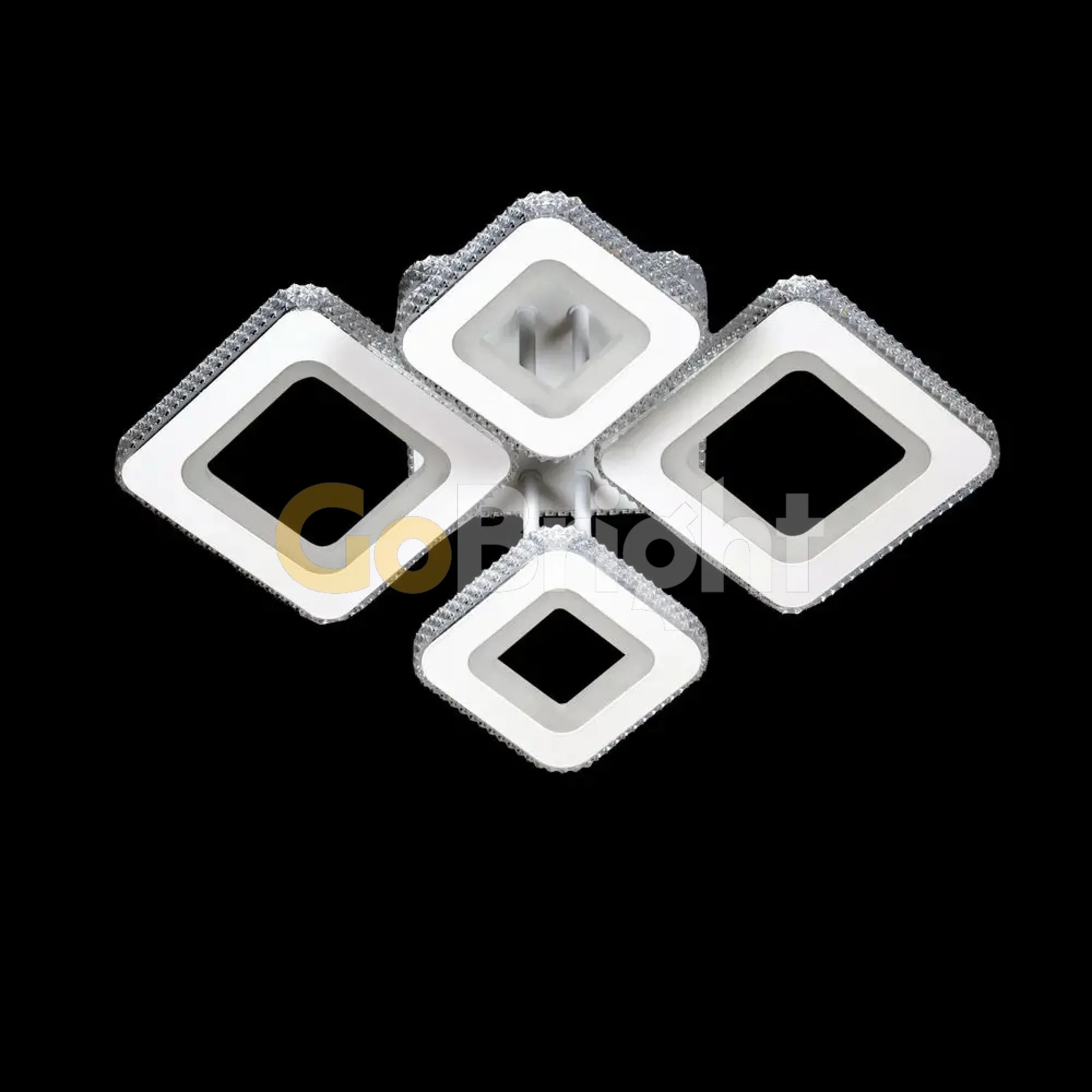 Lustra LED RGB 126W cu Telecomanda Liam 3 Tipuri de Lumini Alb