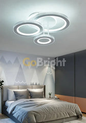 Lustra LED RGB 164W cu Telecomanda Anna 3 Tipuri de Lumini Alb