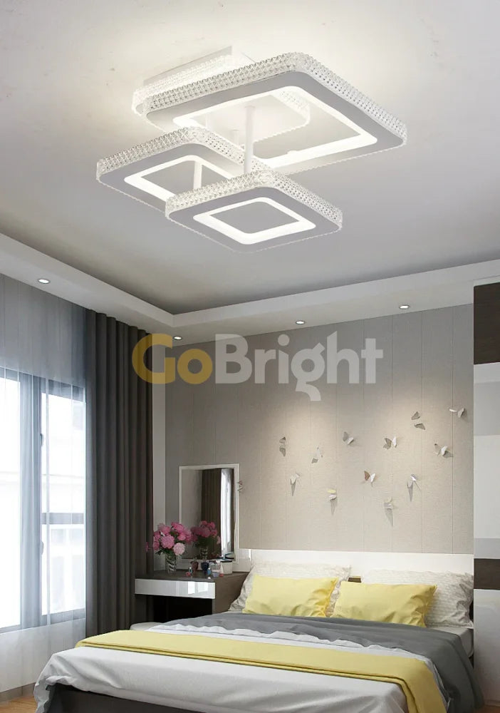 Lustra LED RGB 164W cu Telecomanda Liam 3 Tipuri de Lumini Alb