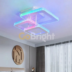 Lustra LED RGB 164W cu Telecomanda Liam 3 Tipuri de Lumini Alb