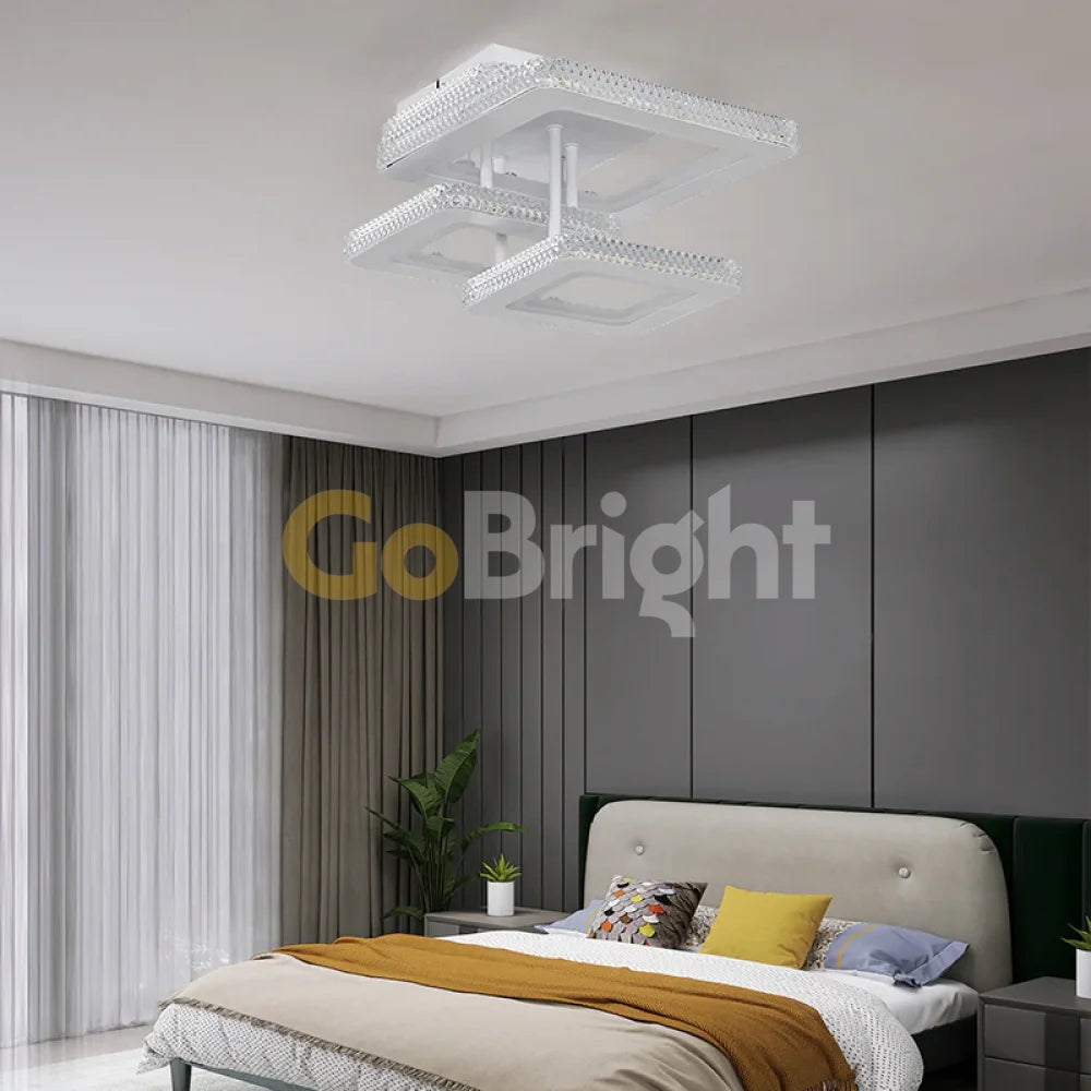 Lustra LED RGB 164W cu Telecomanda Liam 3 Tipuri de Lumini Alb