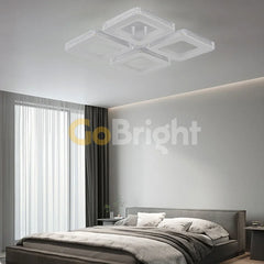 Lustra LED RGB 184W cu Telecomanda Anna 3 Tipuri de Lumini Alb