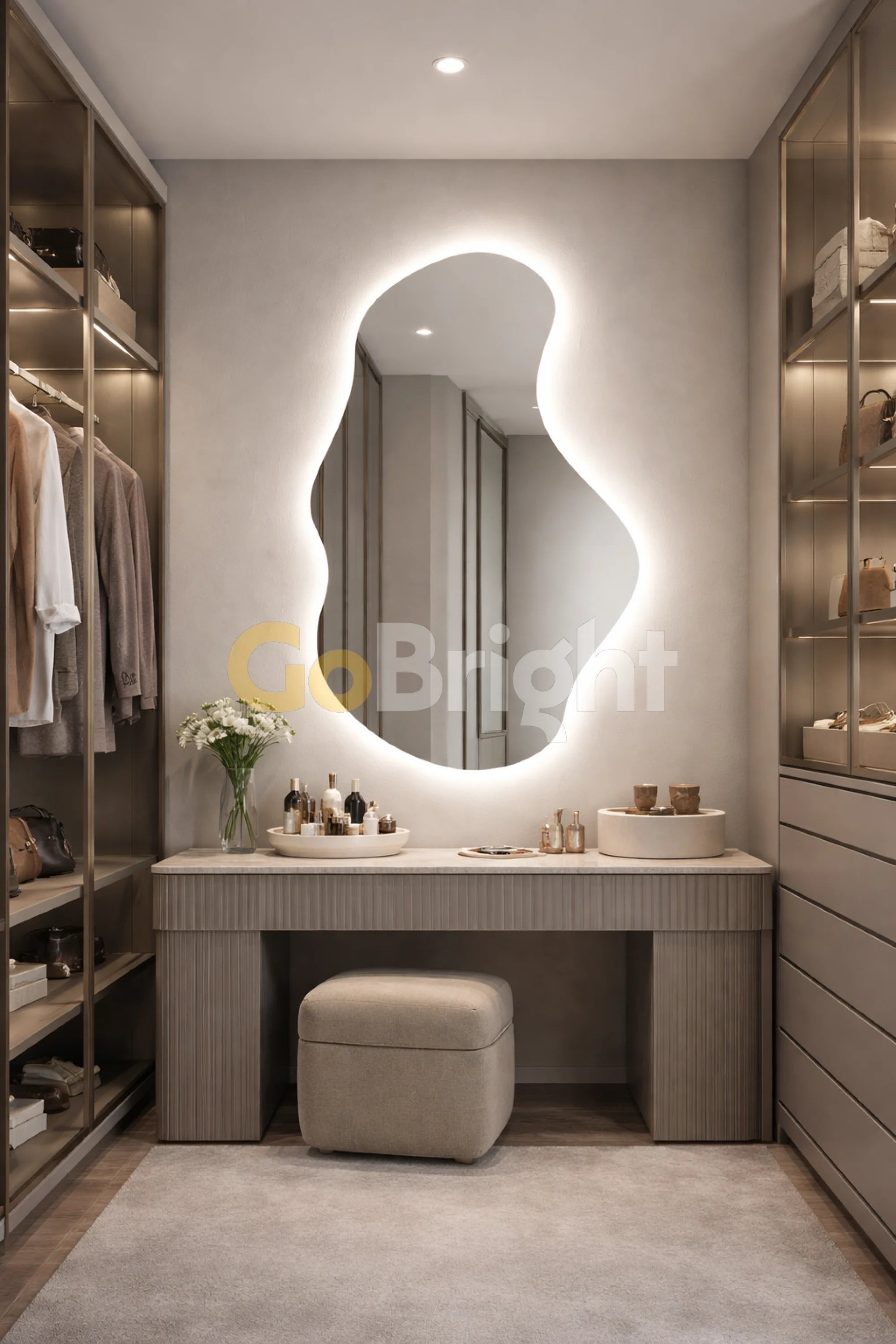 Oglinda LED Cloud 65x100cm Touch 3 Culori Luminoase