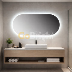 Oglinda LED Premium 120x60cm Touch 3 Culori Luminoase