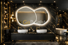 Oglinda LED Premium 140x80cm Touch 3 Culori Luminoase – Sticla Premium 5 mm