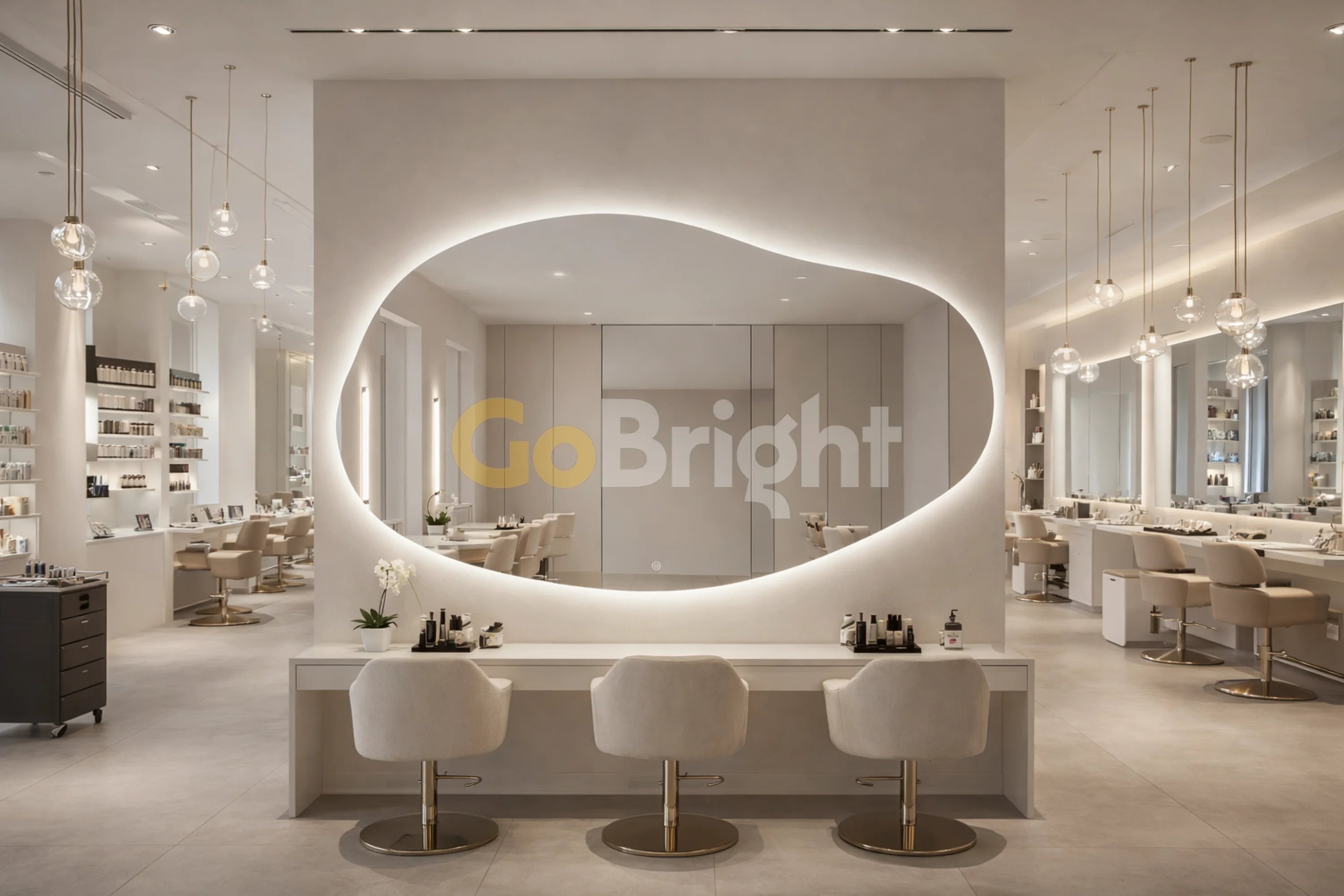 Oglinda LED Premium 140x90cm Touch 3 Culori Luminoase