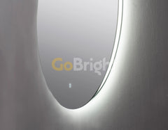 Oglinda LED Premium 70cm Touch 3 Culori Luminoase