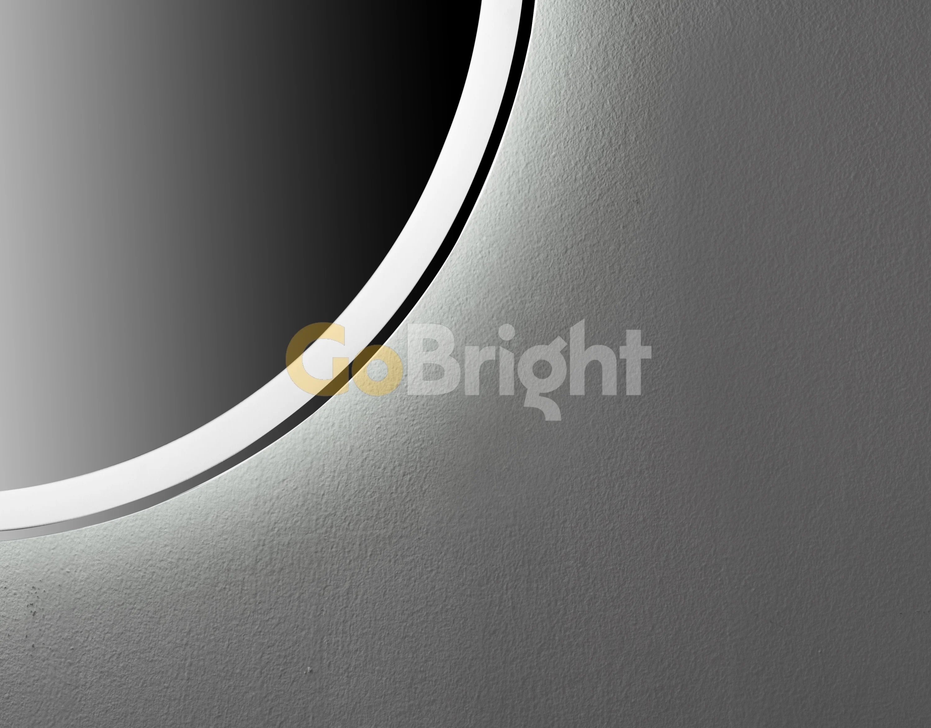 Oglinda baie LED 90x70cm Rama Neagra 3 Tipuri de Lumini Buton Touch Dezaburire Intensitate Reglabila