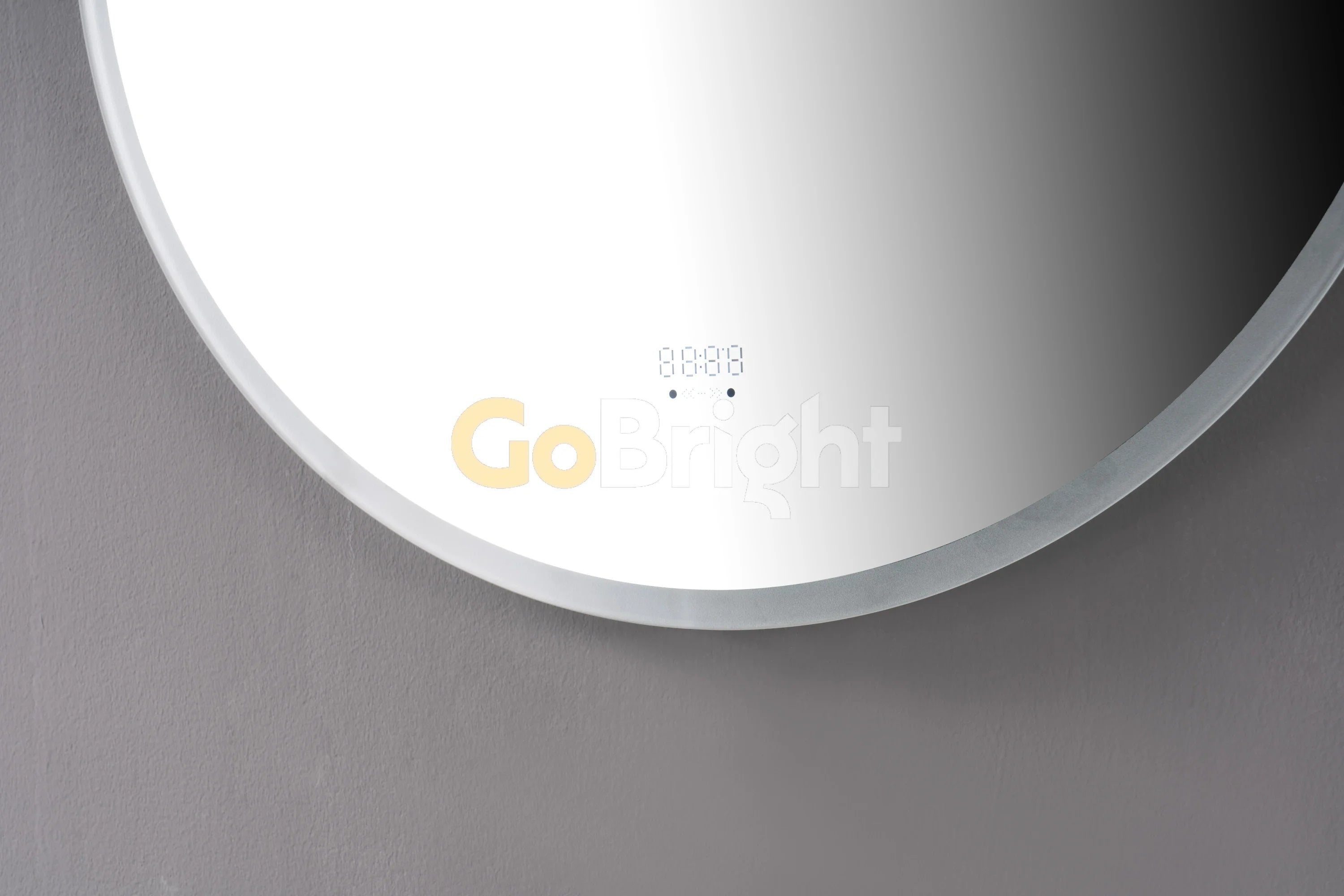 Oglinda LED Smart 60cm Senzor Miscare Dezaburire 3 Culori Luminoase Afisaj Ceas & Temperatura – Sticla Premium 5 mm