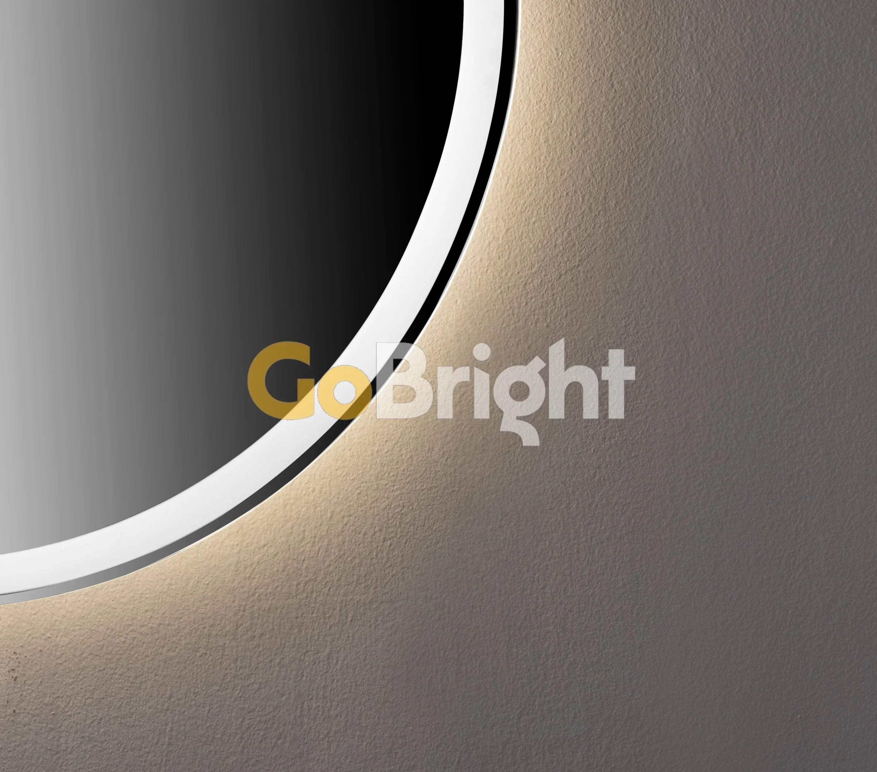 Oglinda baie LED 90x70cm Rama Neagra 3 Tipuri de Lumini Buton Touch Dezaburire Intensitate Reglabila