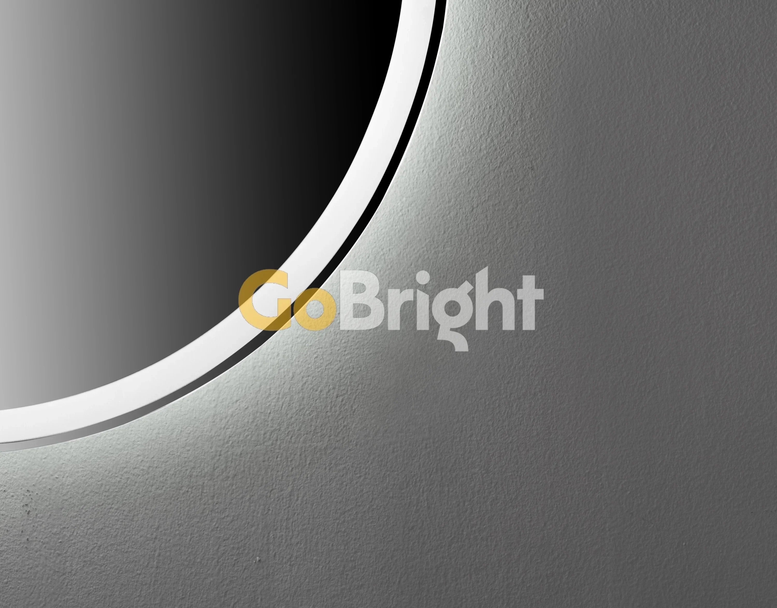 Oglinda baie LED 90x70cm Rama Neagra 3 Tipuri de Lumini Buton Touch Dezaburire Intensitate Reglabila