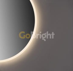 Oglinda LED Smart 80cm Senzor Miscare Dezaburire 3 Culori Luminoase Afisaj Ceas & Temperatura – Sticla Premium 5 mm