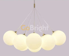 Pendul Clouds Premium 7xE27 Auriu