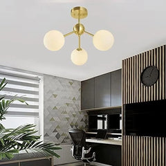 Pendul Jolie 3xE27 30cm Auriu