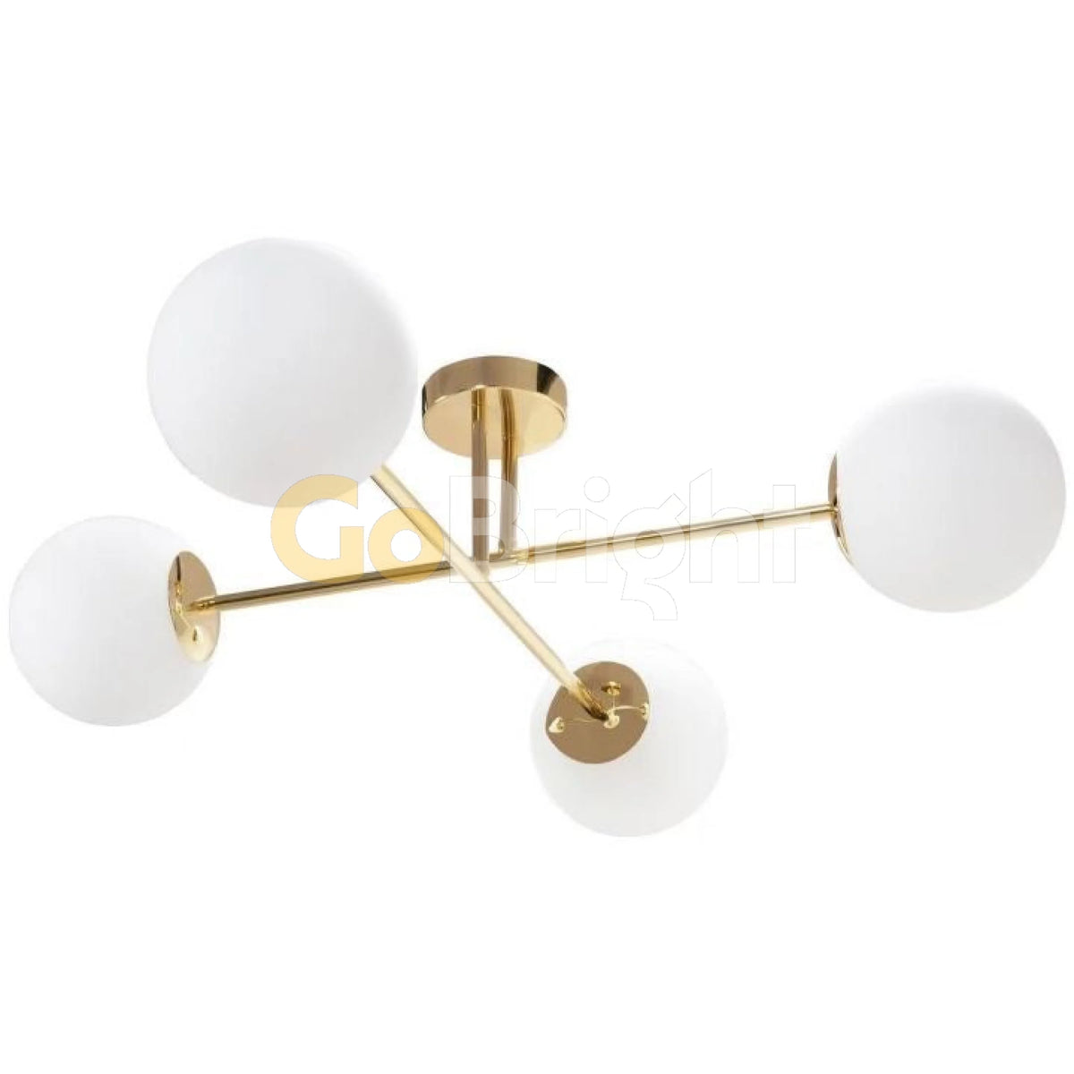 Pendul Jolie 4xE27 50cm Auriu