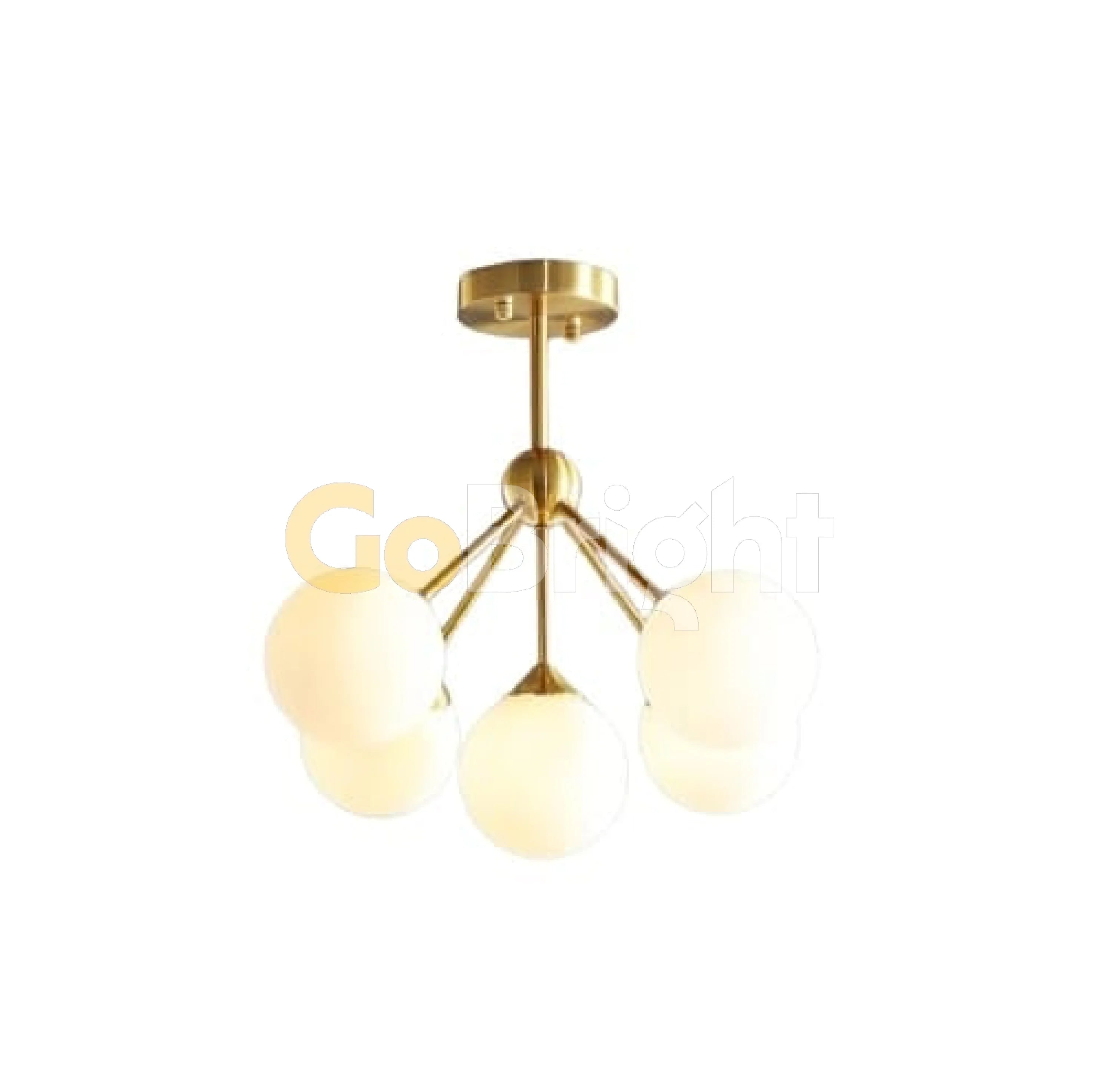 Pendul Jolie 5xE27 30cm Auriu