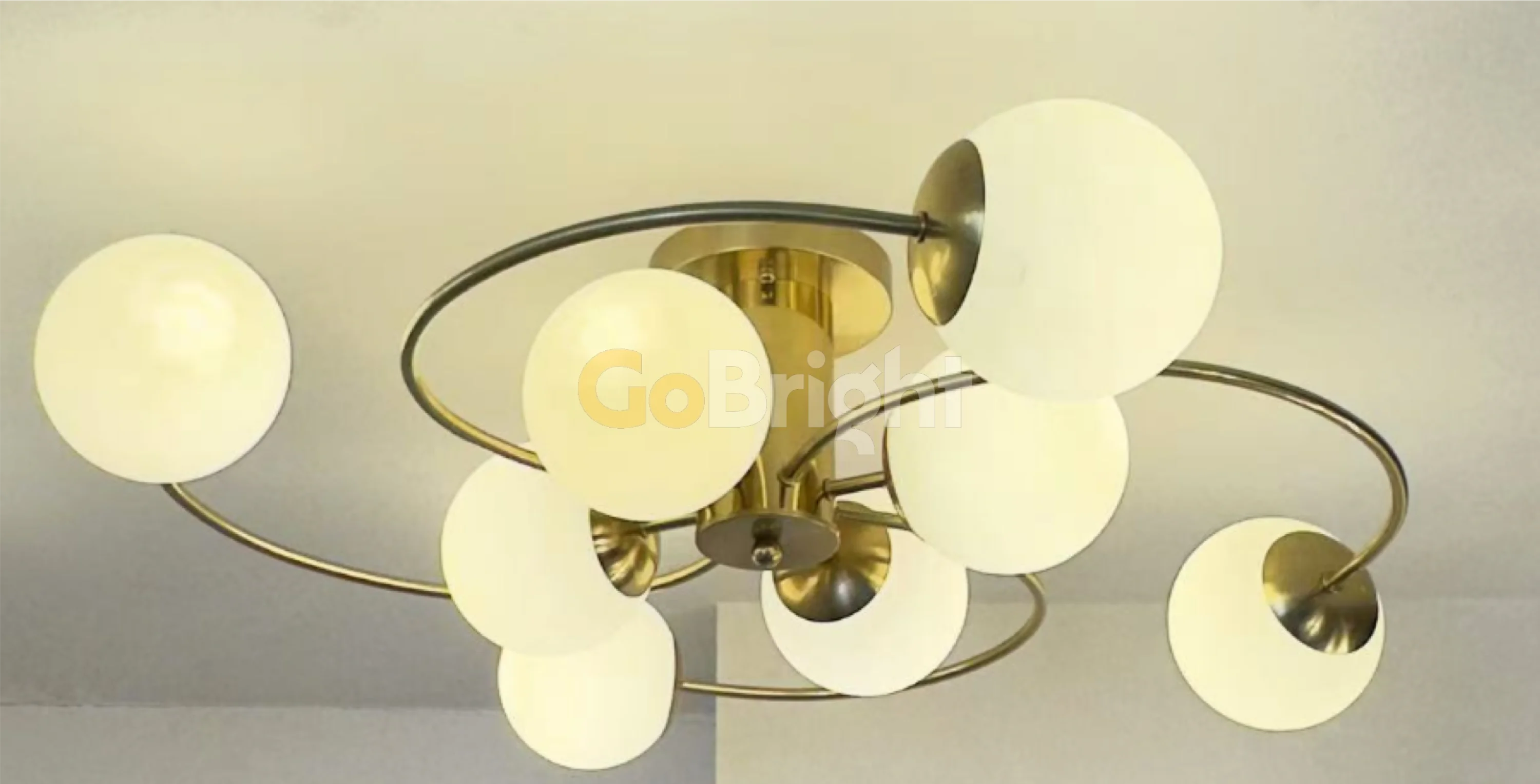 Pendul Jolie 8xG9 60cm Auriu