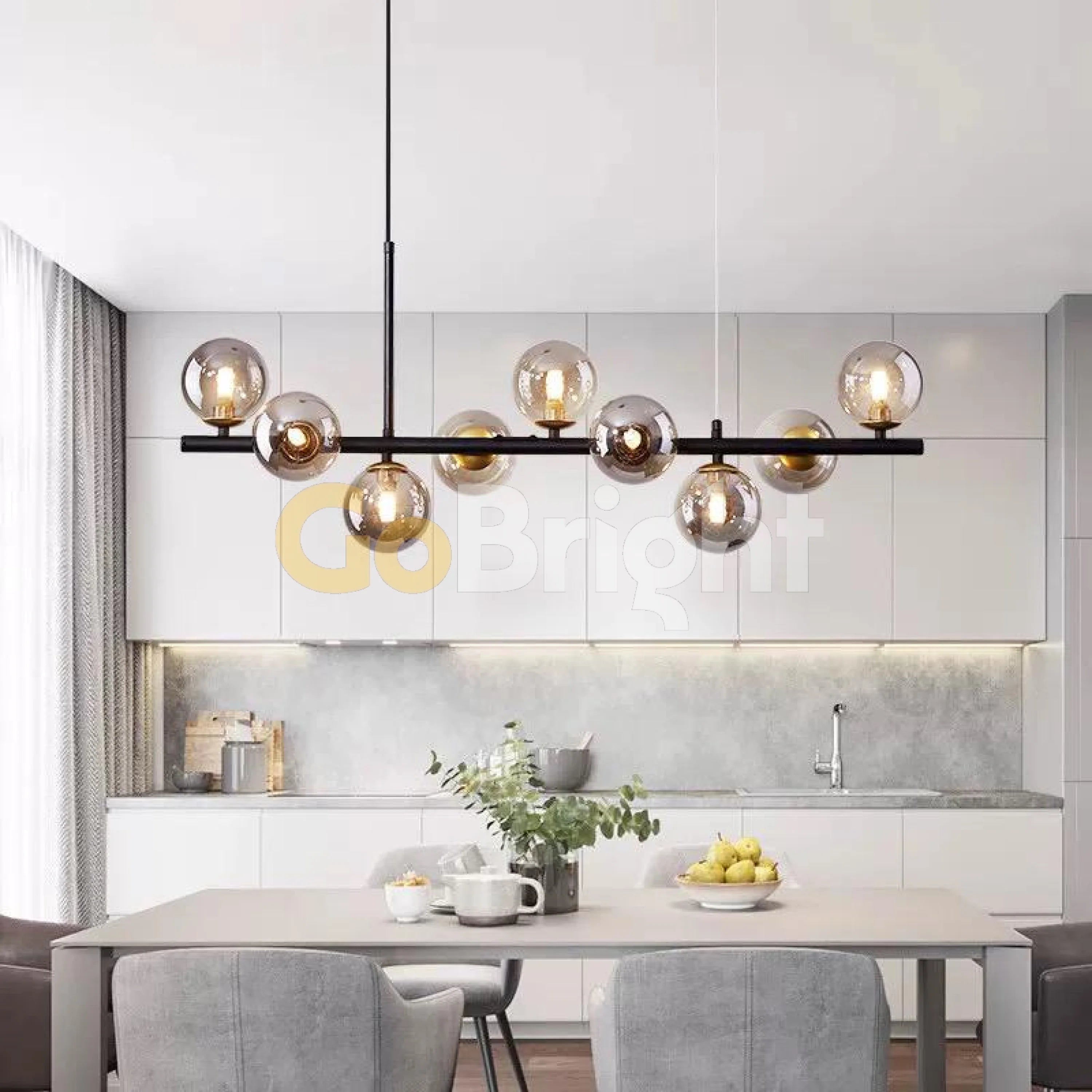 Pendul Jolie 9xG9 90cm Negru