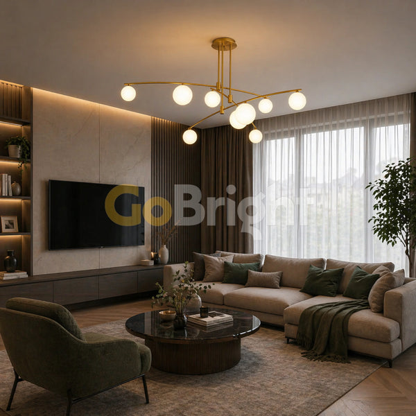 Pendul Jolie 9xG9 Diametru 115cm Auriu