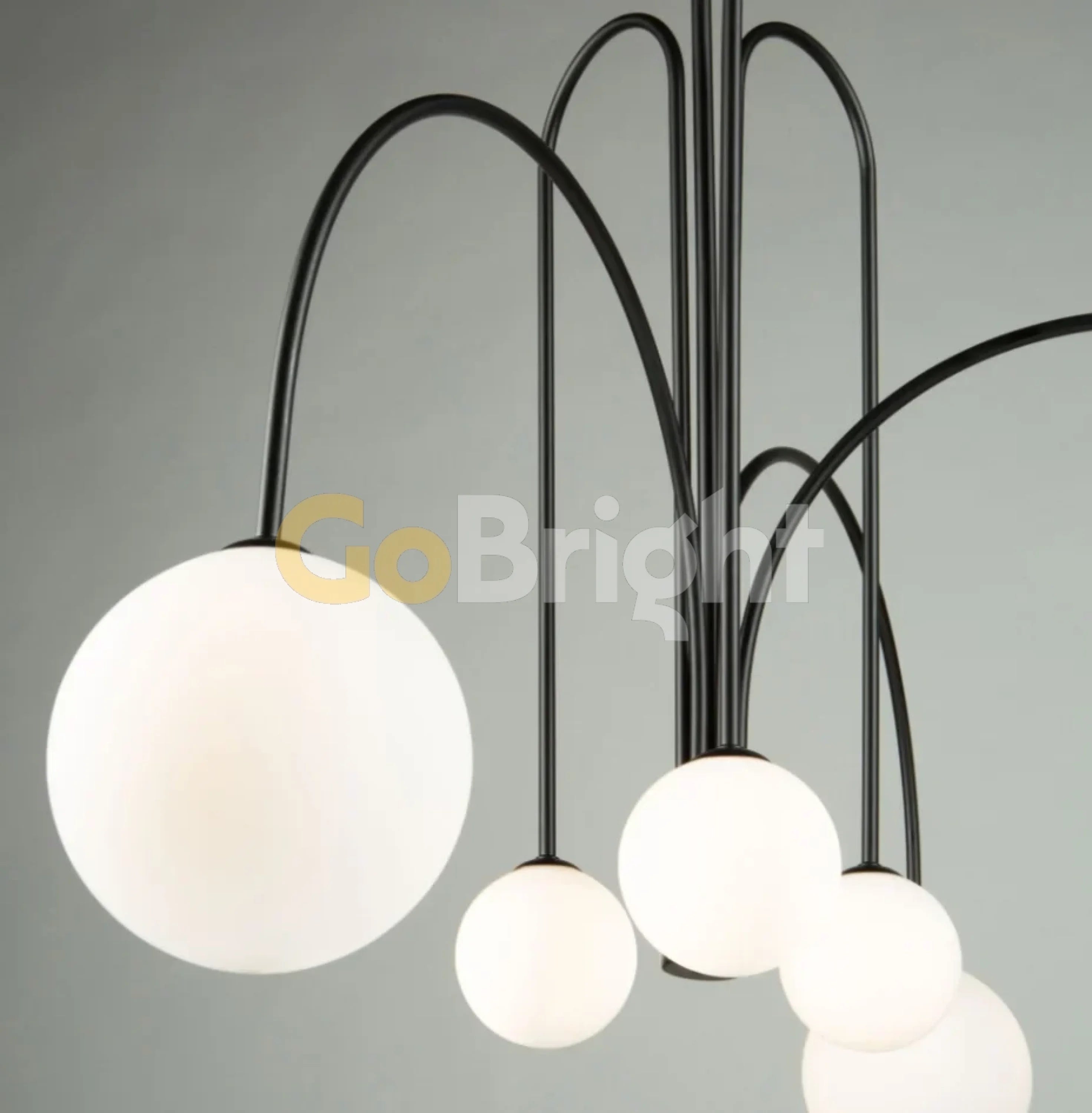 Pendul Jolie Becuri Incluse 6xG9 60cm Negru