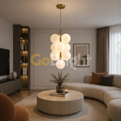 Pendul Jolie Reglabil 10xG9 40cm Auriu