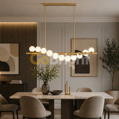 Pendul Jolie Reglabil 11xG9 120cm Auriu
