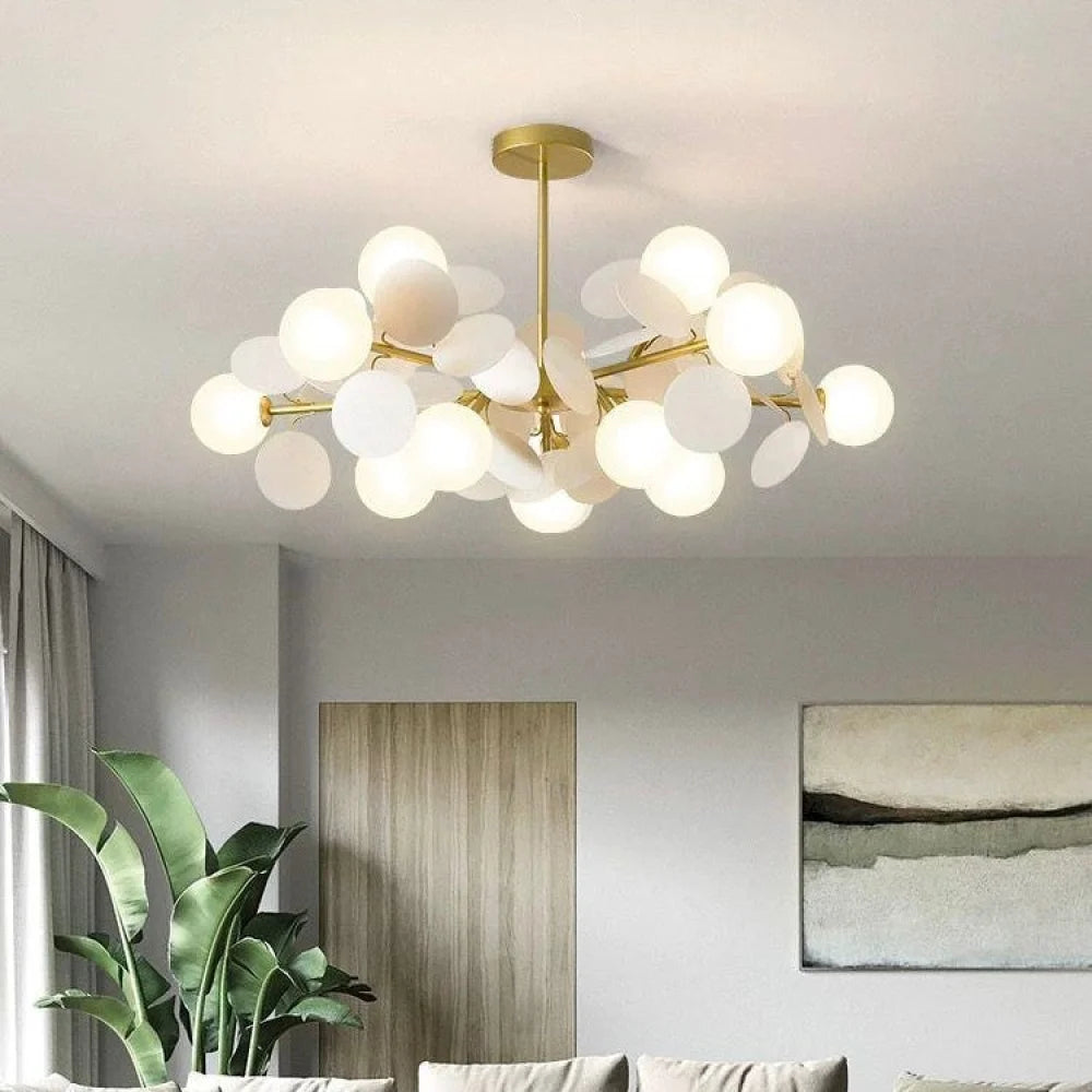 Pendul Jolie Reglabil 12xE27 Diametru 95cm Auriu