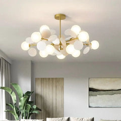 Pendul Jolie Reglabil 12xE27 Diametru 95cm Auriu