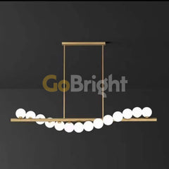 Pendul Jolie Reglabil 14xG9 150cm Auriu