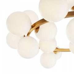 Pendul Jolie Reglabil 15xG9 Diametru 60cm Auriu
