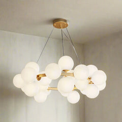 Pendul Jolie Reglabil 15xG9 Diametru 60cm Auriu