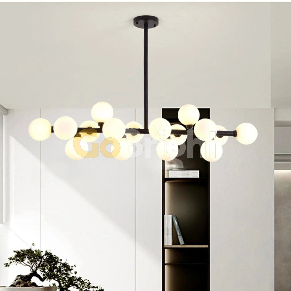 Pendul Jolie Reglabil 16xG9 Lungime 90cm Negru