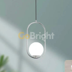 Pendul Jolie Reglabil 1xE27 Argintiu