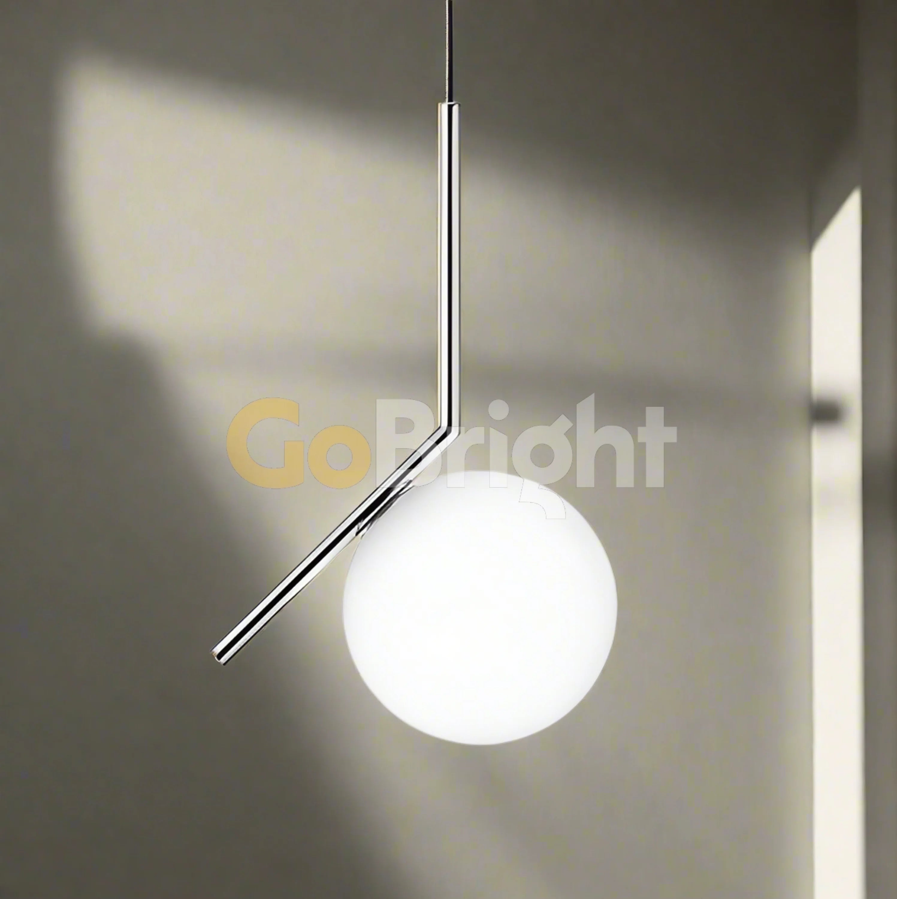 Pendul Jolie Reglabil 1xE27 Argintiu