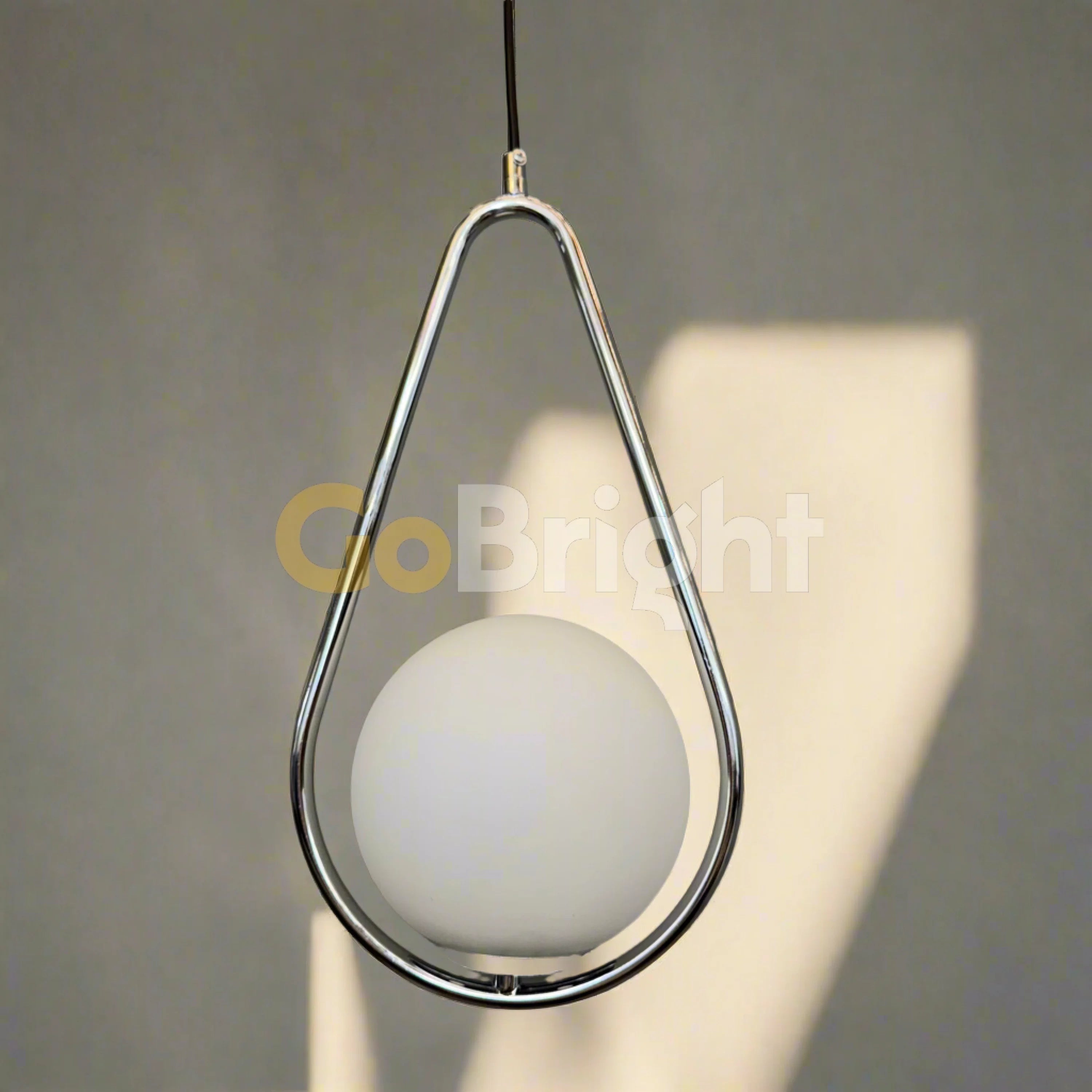 Pendul Jolie Reglabil 1xE27 Argintiu