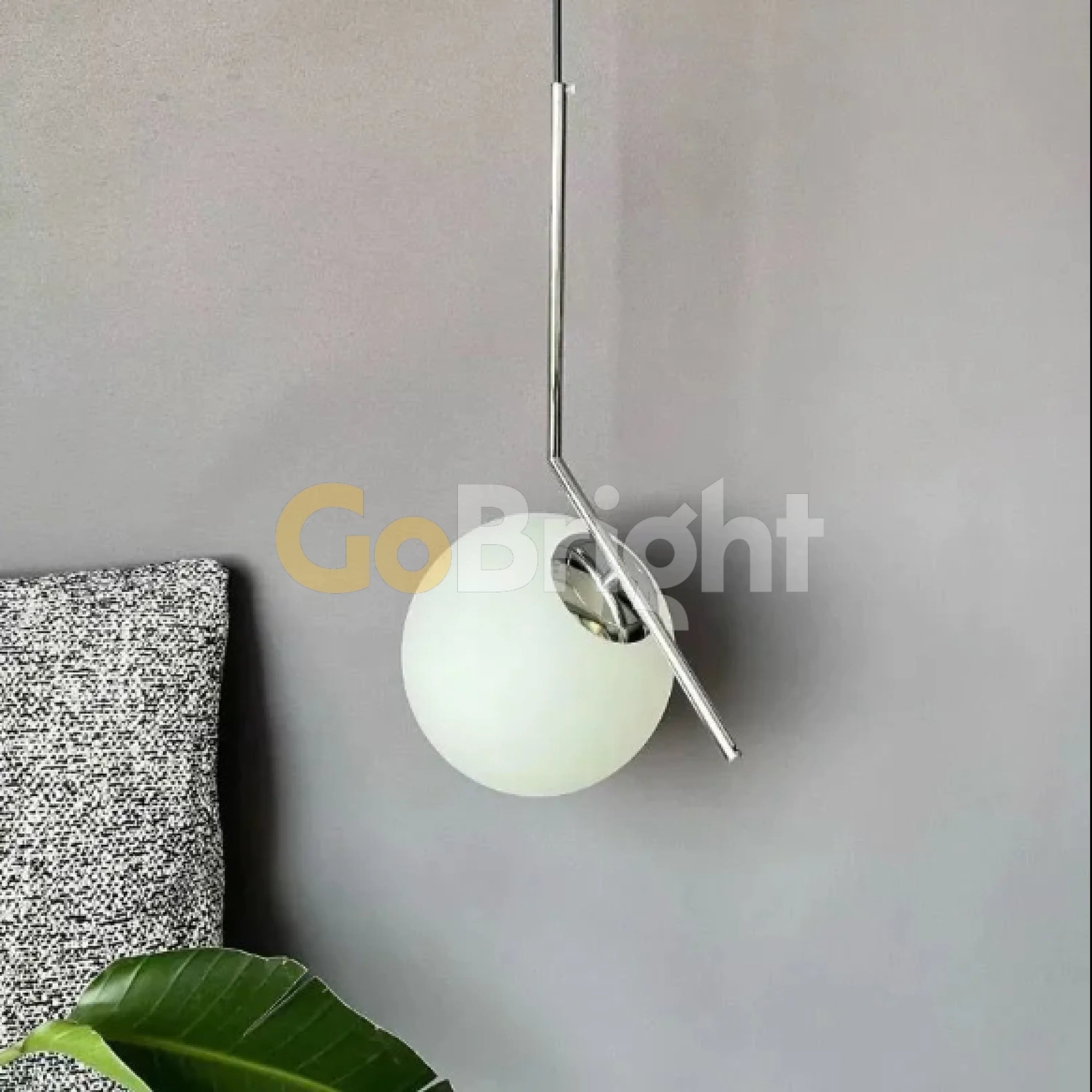 Pendul Jolie Reglabil 1xE27 Argintiu