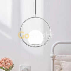 Pendul Jolie Reglabil 1xE27 Argintiu
