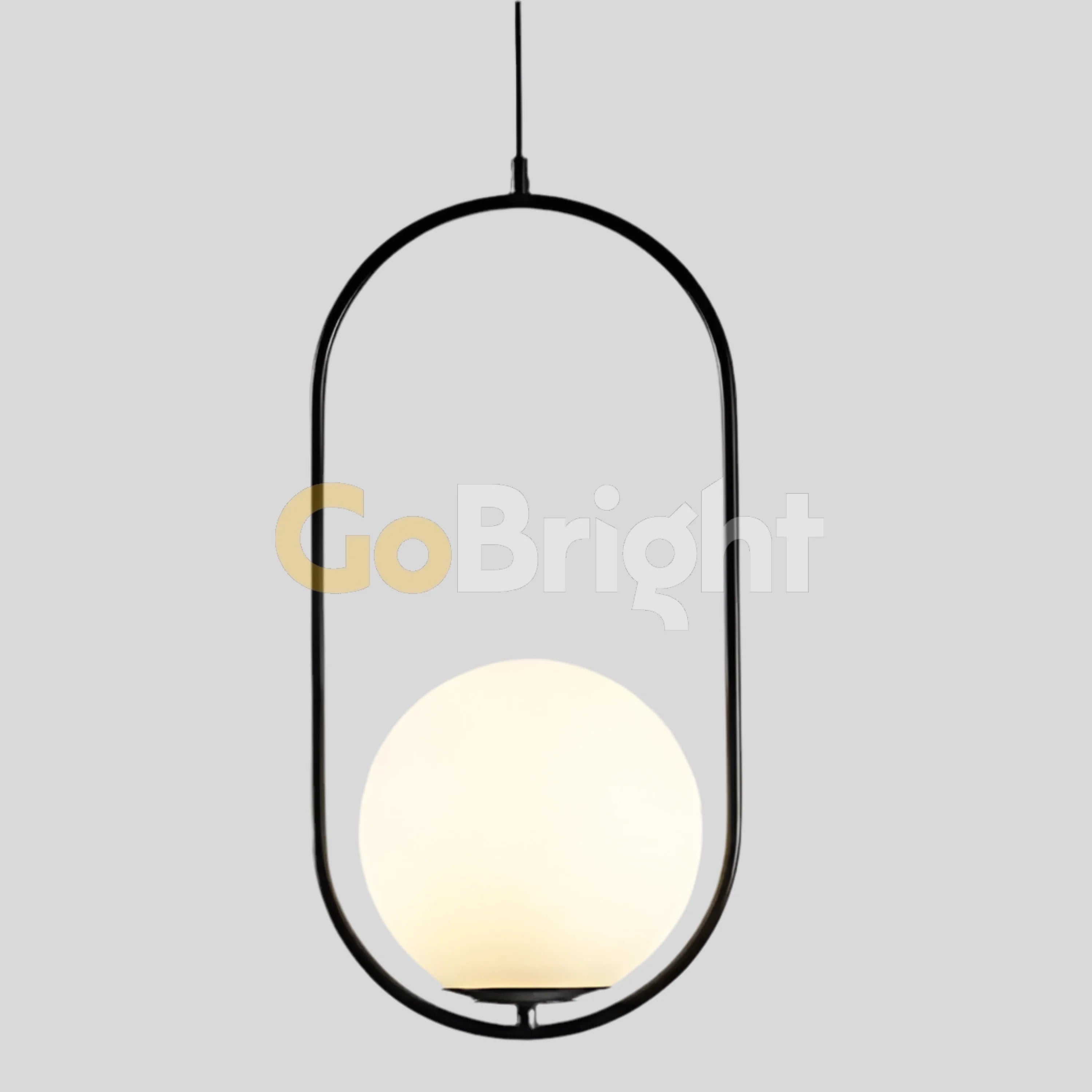 Pendul Jolie Reglabil 1xE27 Negru