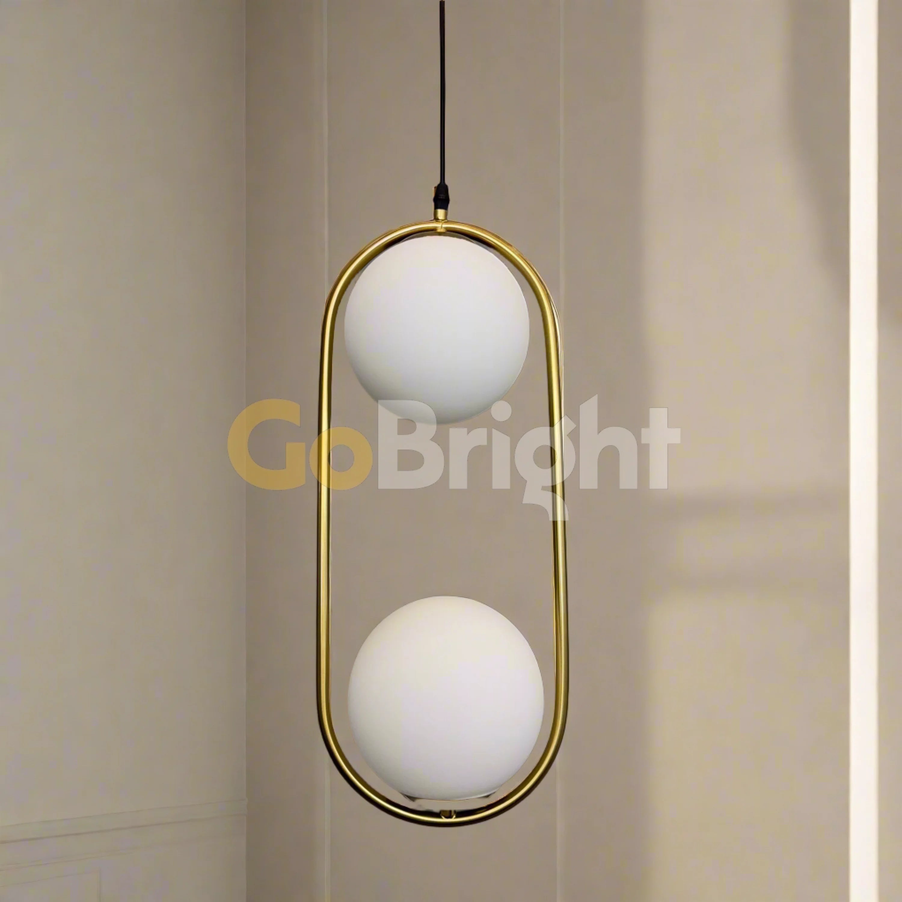 Pendul Jolie Reglabil 2xE14 Auriu