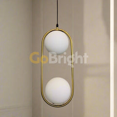 Pendul Jolie Reglabil 2xE14 Auriu