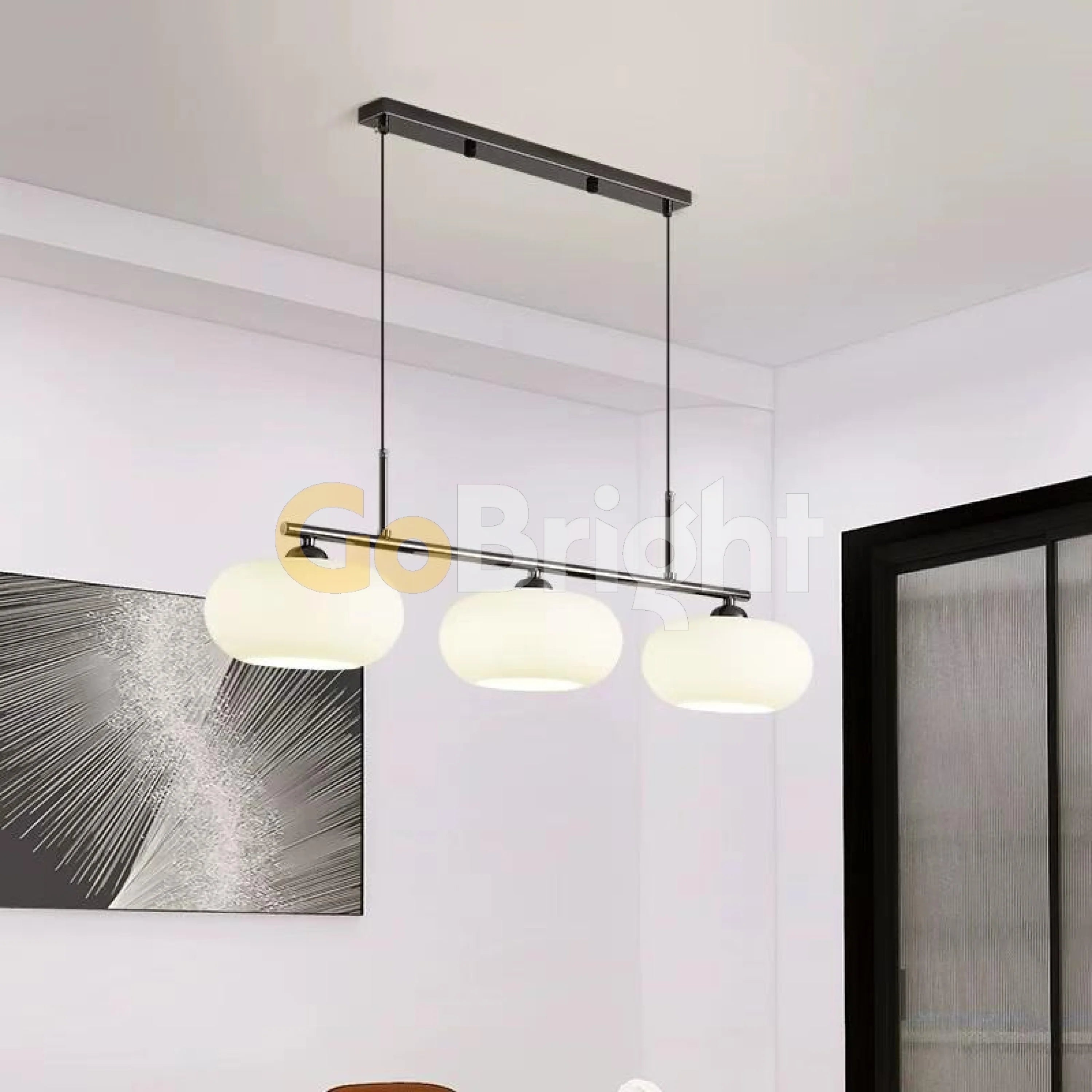 Pendul Jolie Reglabil 3XE27 85cm Negru