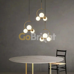 Pendul Jolie Reglabil 3xE27 Auriu