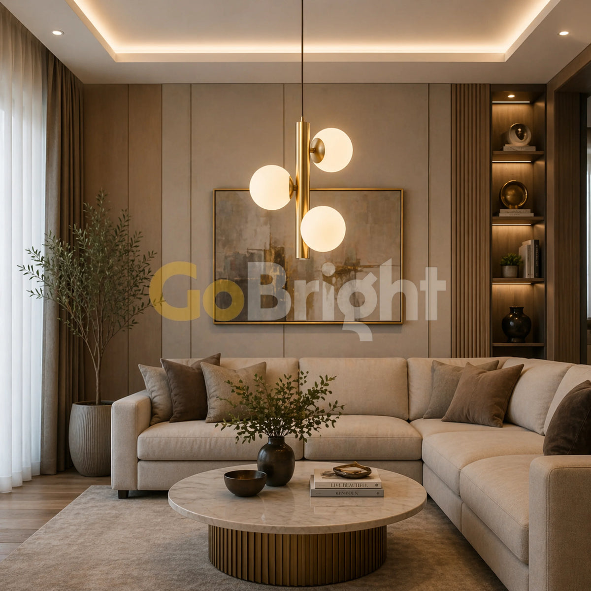 Pendul Jolie Reglabil 3xG9 Auriu