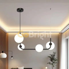 Pendul Jolie Reglabil 4XE27 64cm Negru