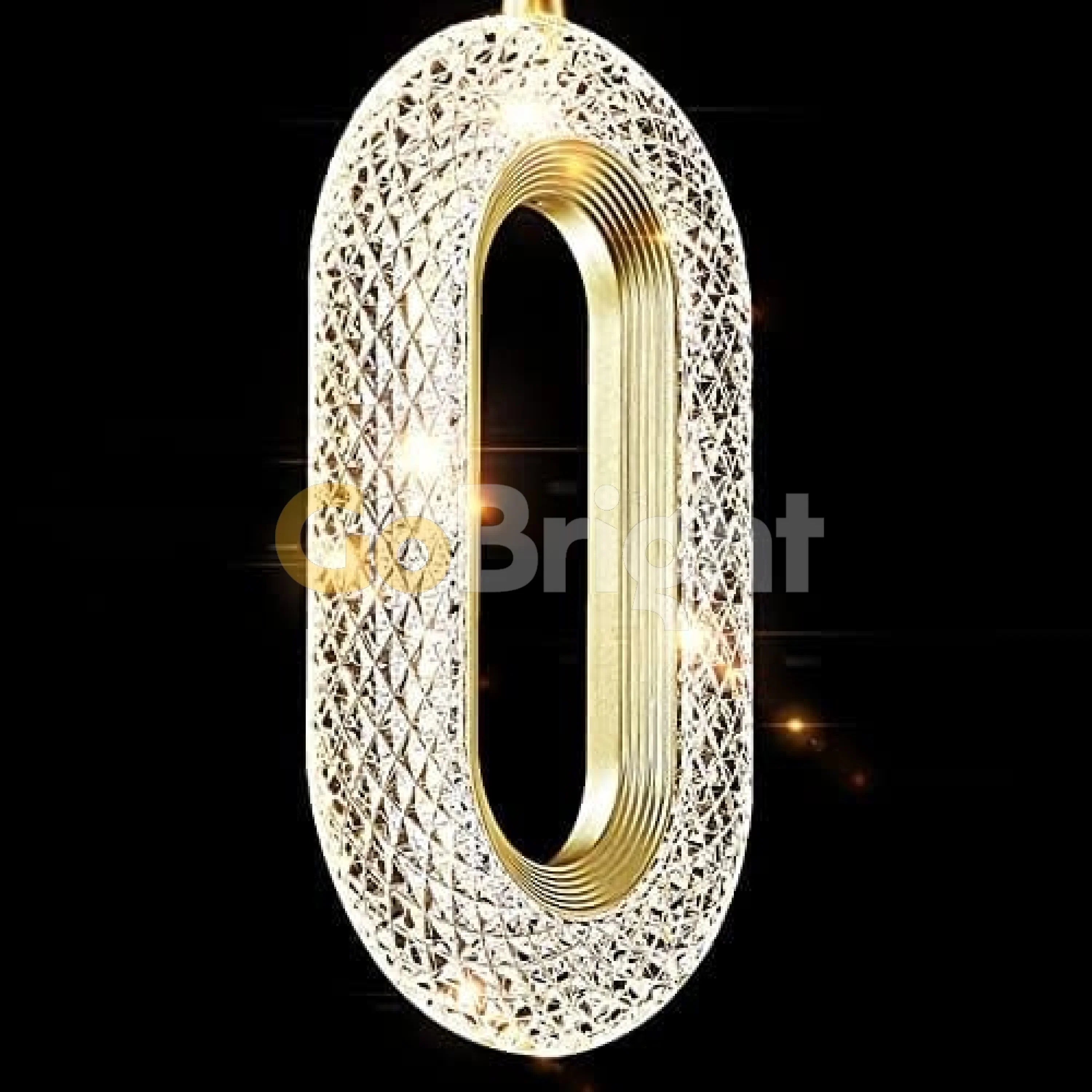 Pendul LED 30W cu Telecomanda Urban 3 Tipuri de Lumini Auriu