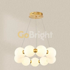 Pendul LED 40cm 26W Urban 3 Tipuri de Lumini Auriu